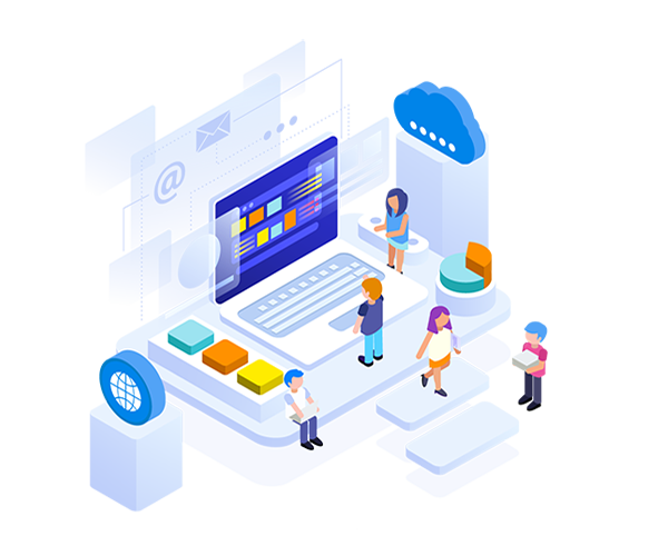 Tech Business illustration